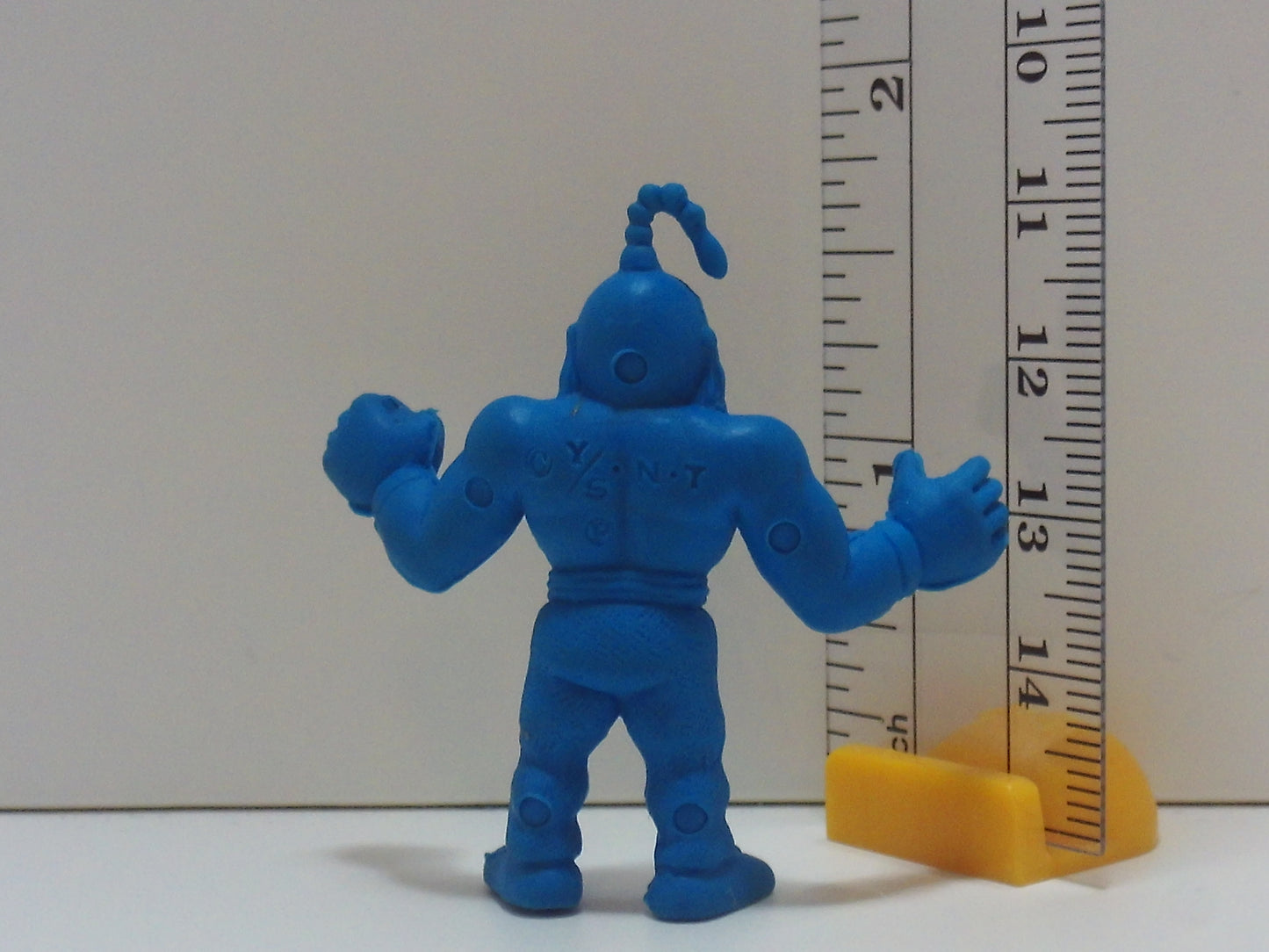 Blue Kinnikuman Keshi - Japanese Rubber Keshi Keshigomu Anime Manga Video Game figure Takarabako at Kingkeshi.com