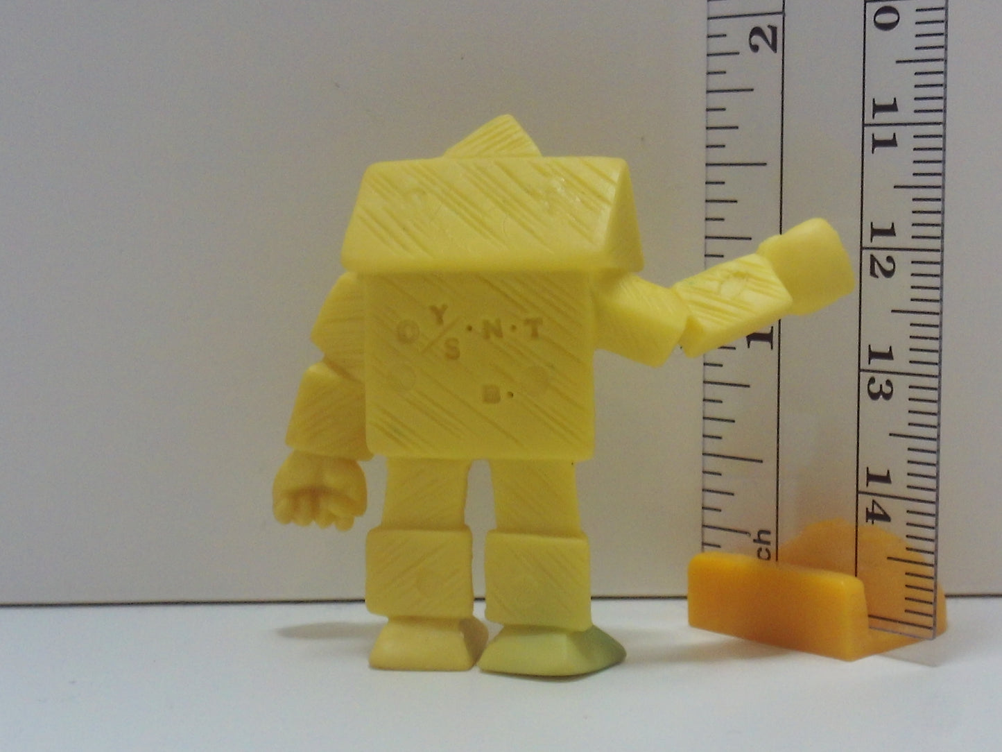 Kinkeshi Later Part Yellow Kinnikuman Keshi