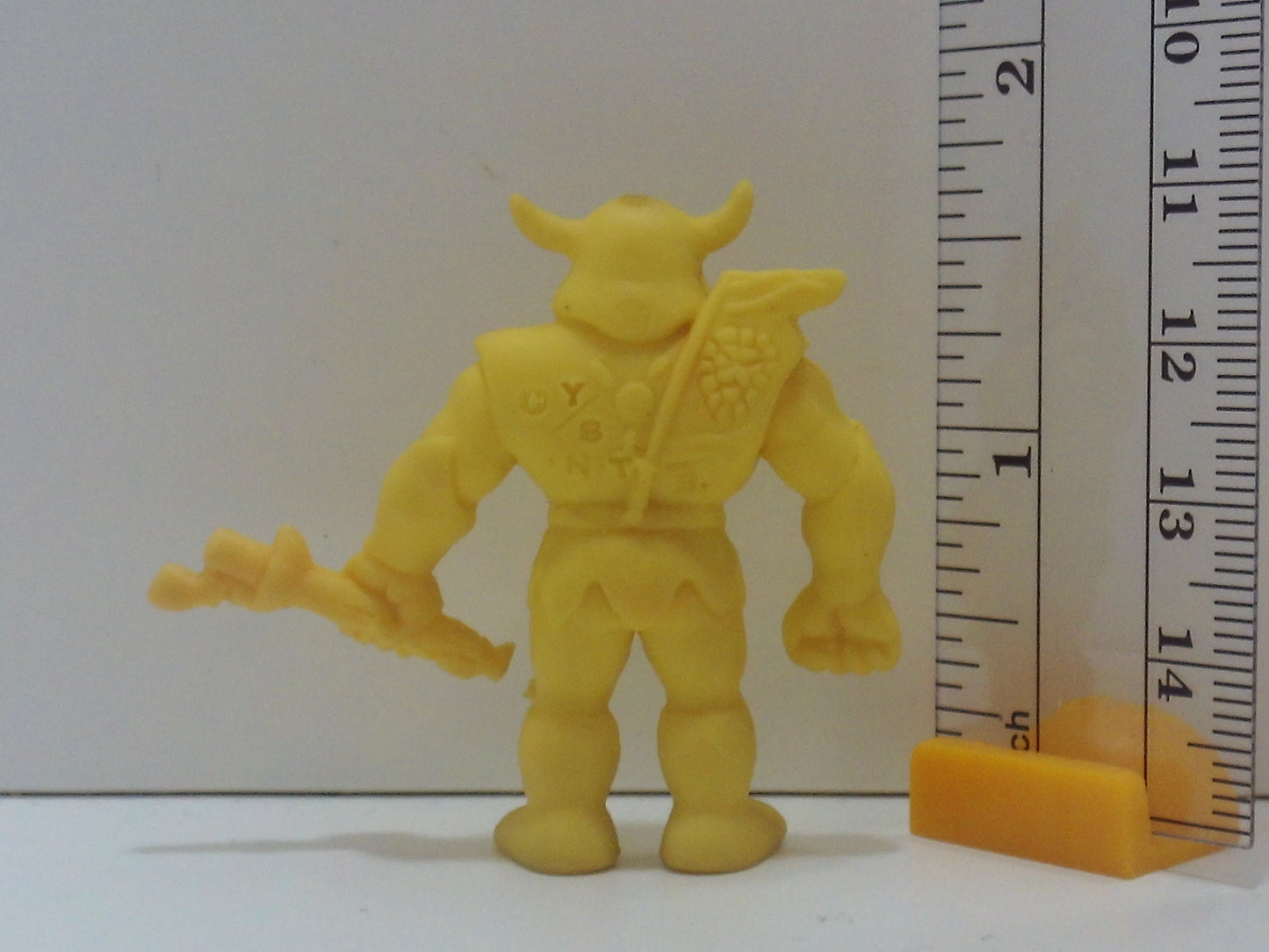 Kinkeshi Later Part Yellow Kinnikuman Keshi