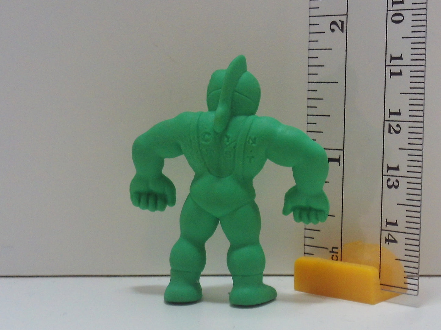 Green Kinnikuman Keshi - Japanese Rubber Keshi Keshigomu Anime Manga Video Game figure Takarabako at Kingkeshi.com