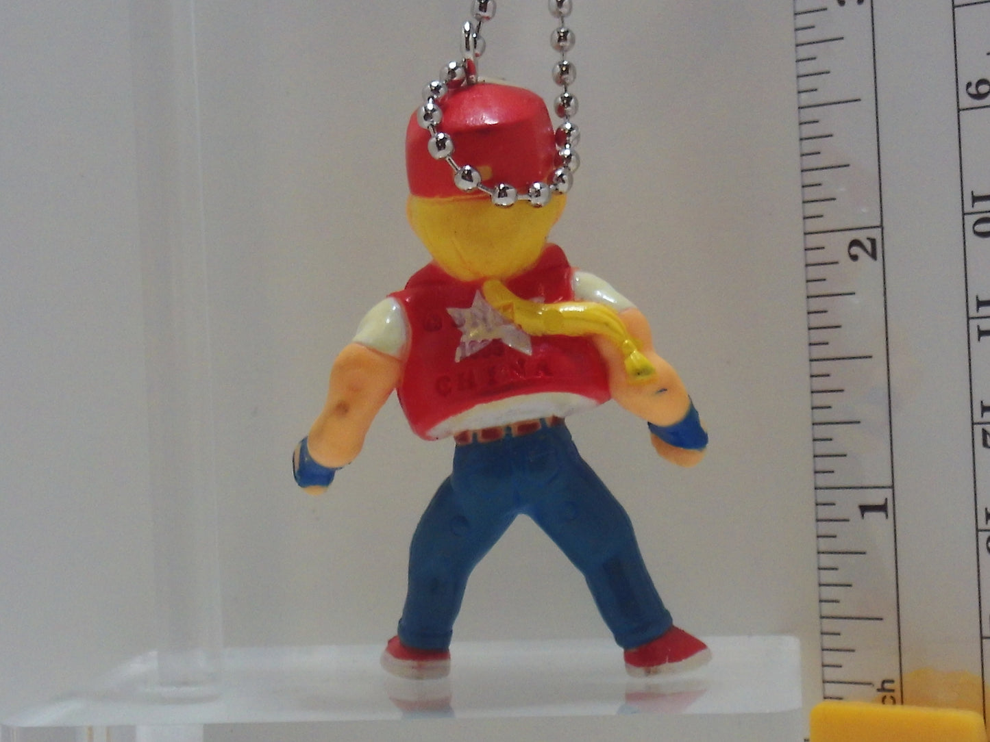 Fighting Game Painted Keychain