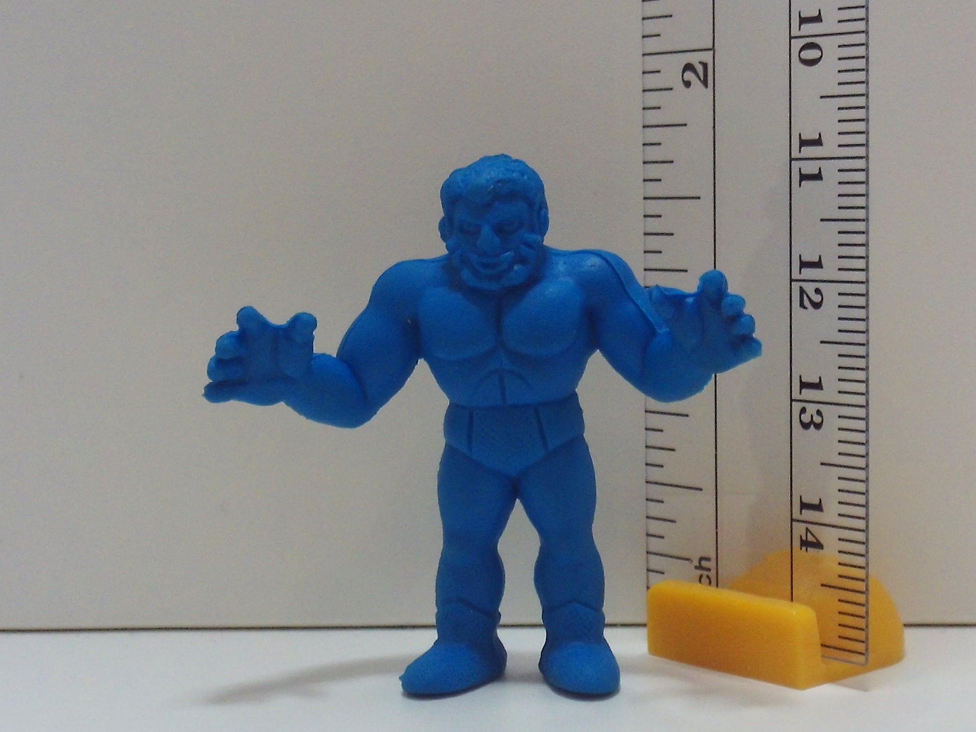 Blue Kinnikuman Keshi - Japanese Rubber Keshi Keshigomu Anime Manga Video Game figure Takarabako at Kingkeshi.com