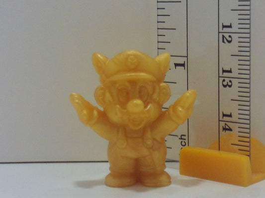 Super Mario Bros Japanese Rubber Gold Keshi Keshigomu figure