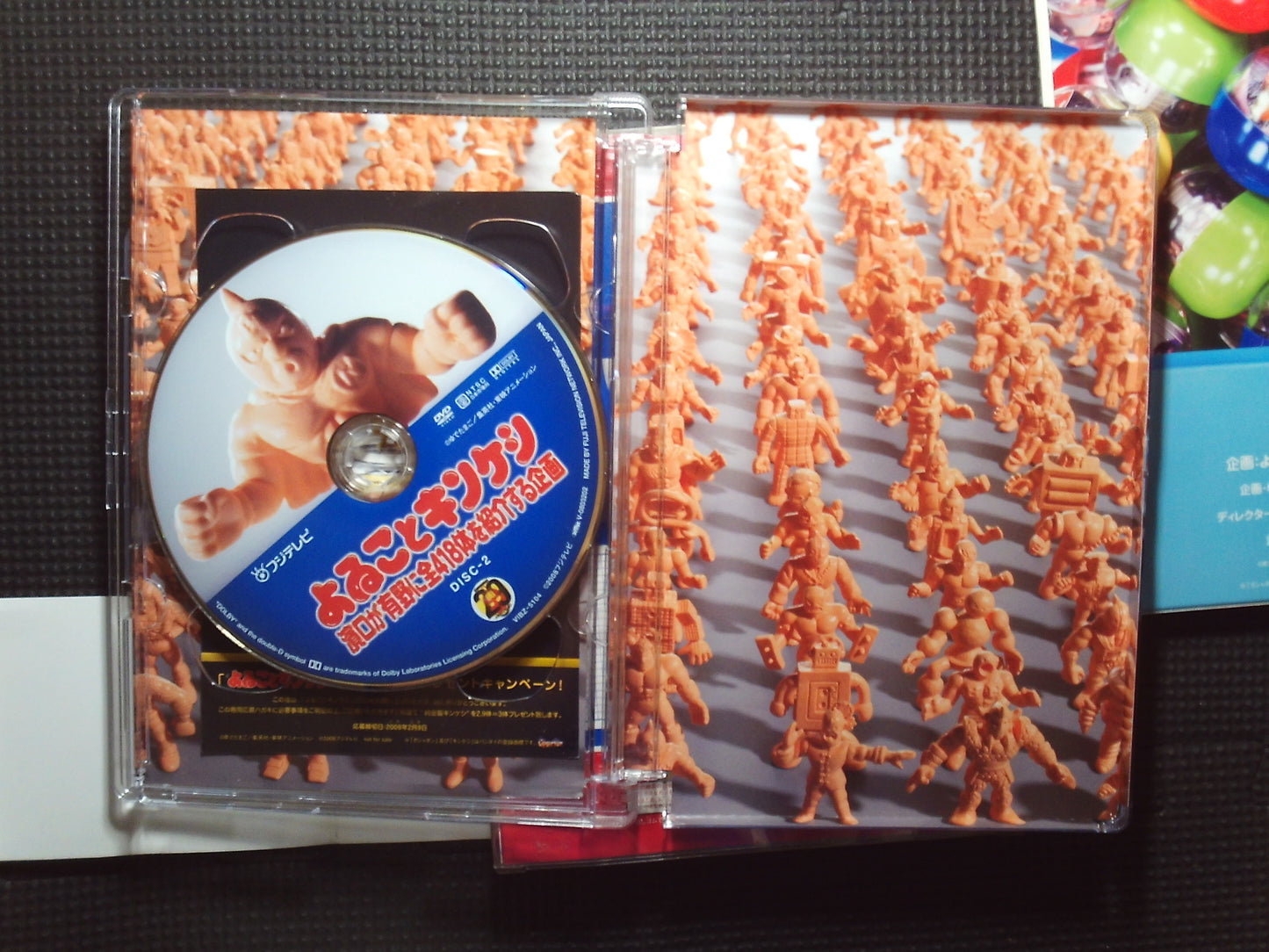 Yudetamago 29th Anniversary 418 Original Kinnikuman DVDs With Promo Figure