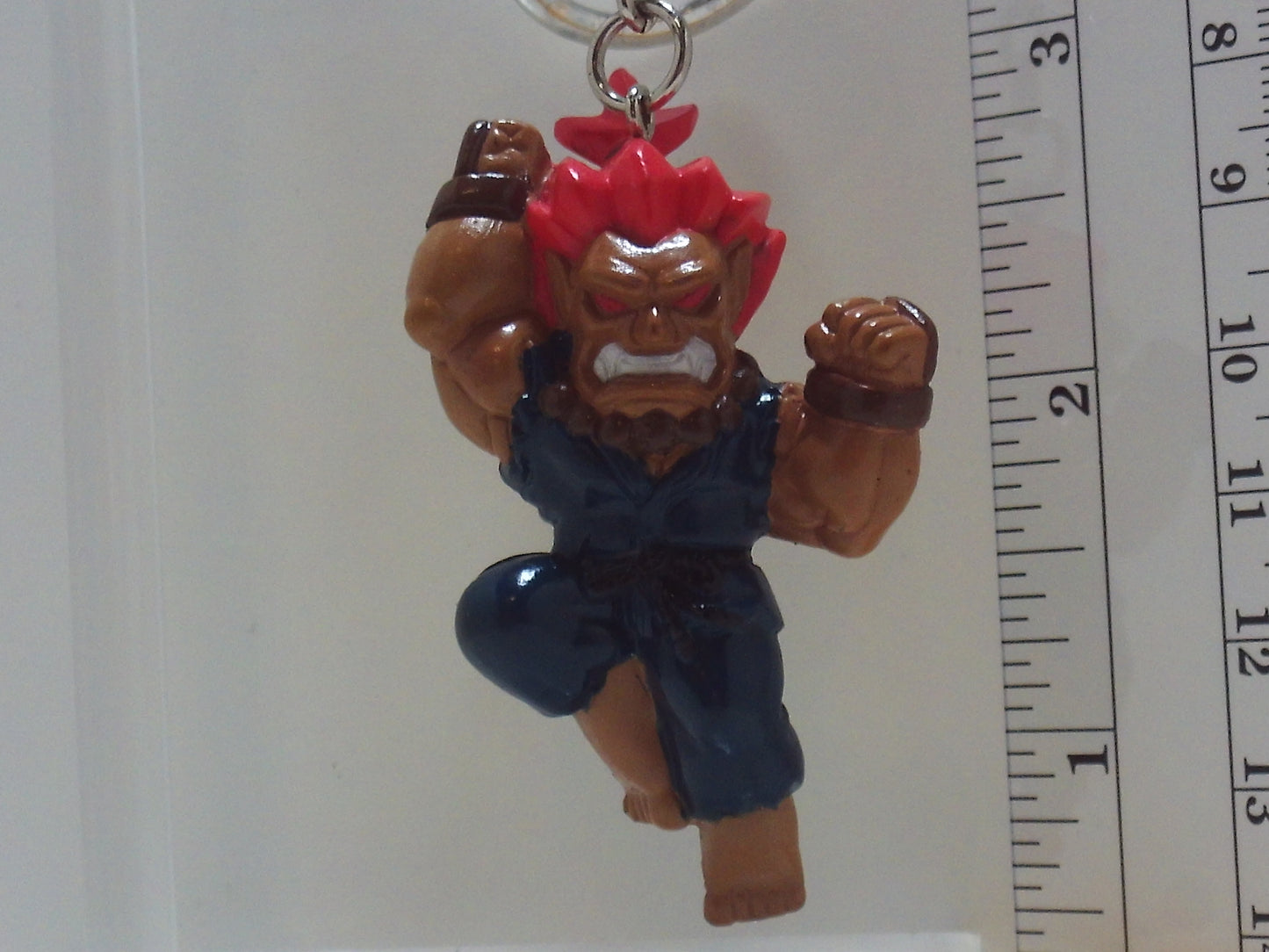 Fighting Game Painted Keychain
