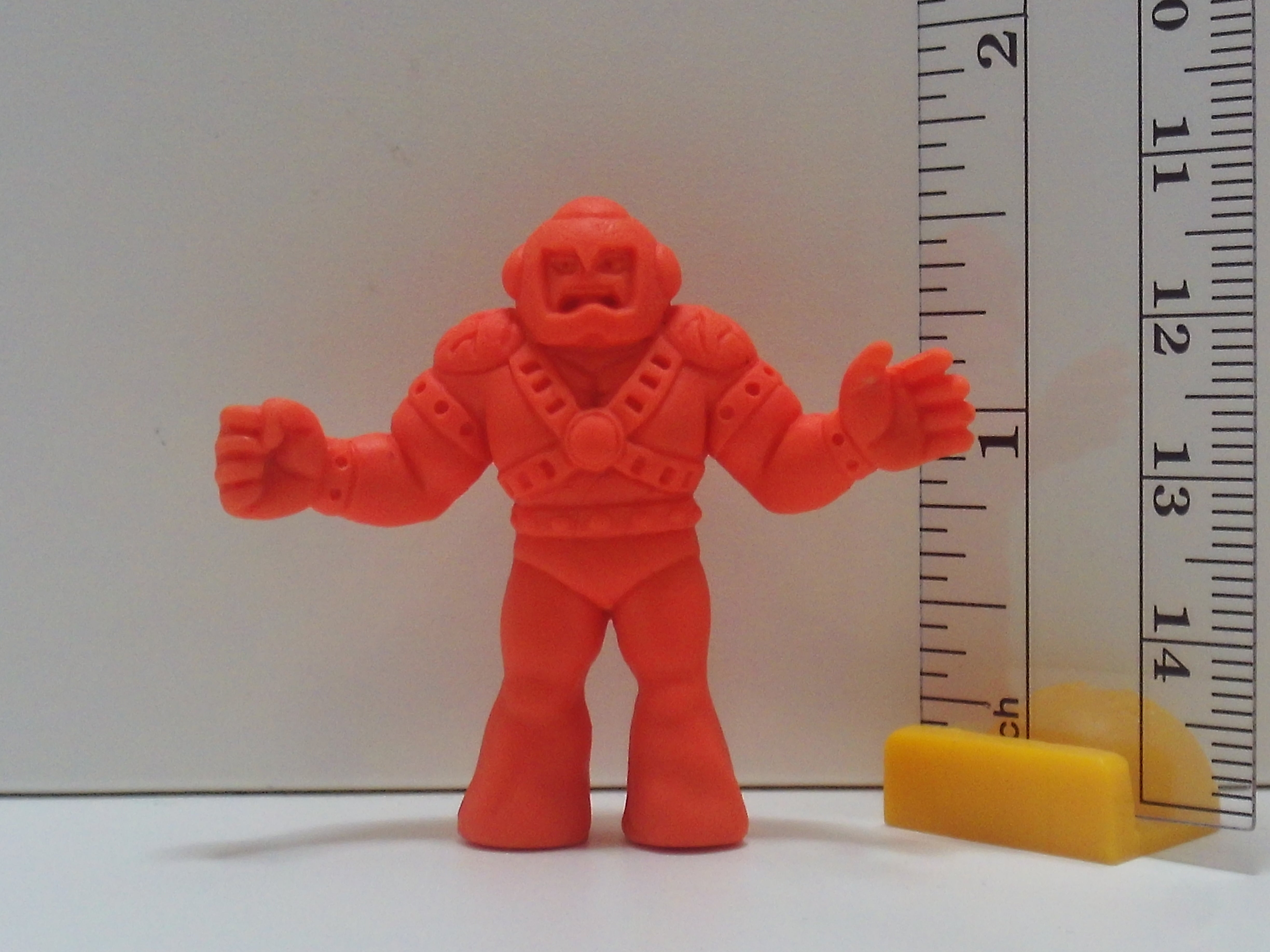Orange Kinnikuman Original Y/S N.T. Kinkeshi For Sale in United
