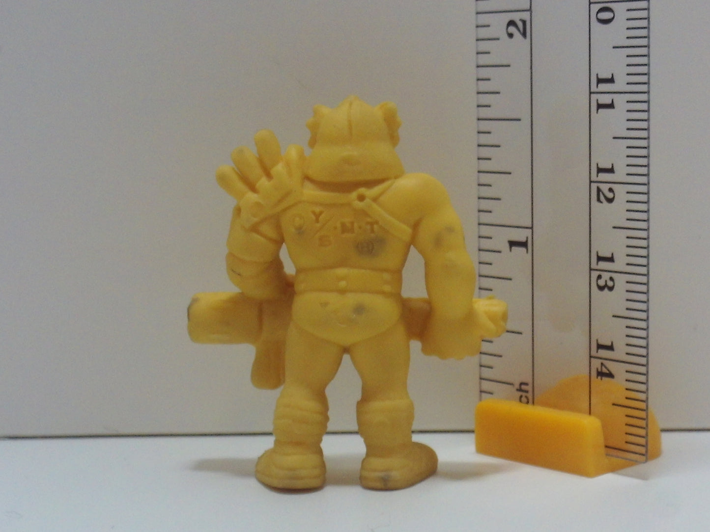 Kinkeshi Later Part Yellow Kinnikuman Keshi